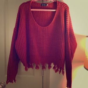 Adorable crop sweater